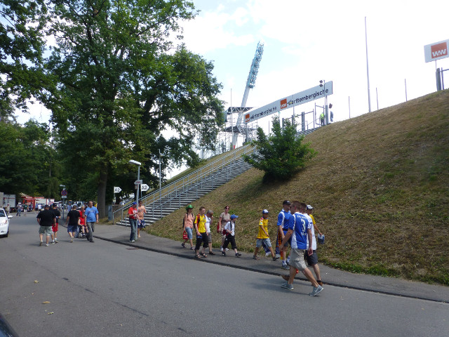 Outside the Stadion